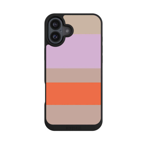 Apple iPhone 16 Plus NIVOpure Moca Lila Orange Stripes