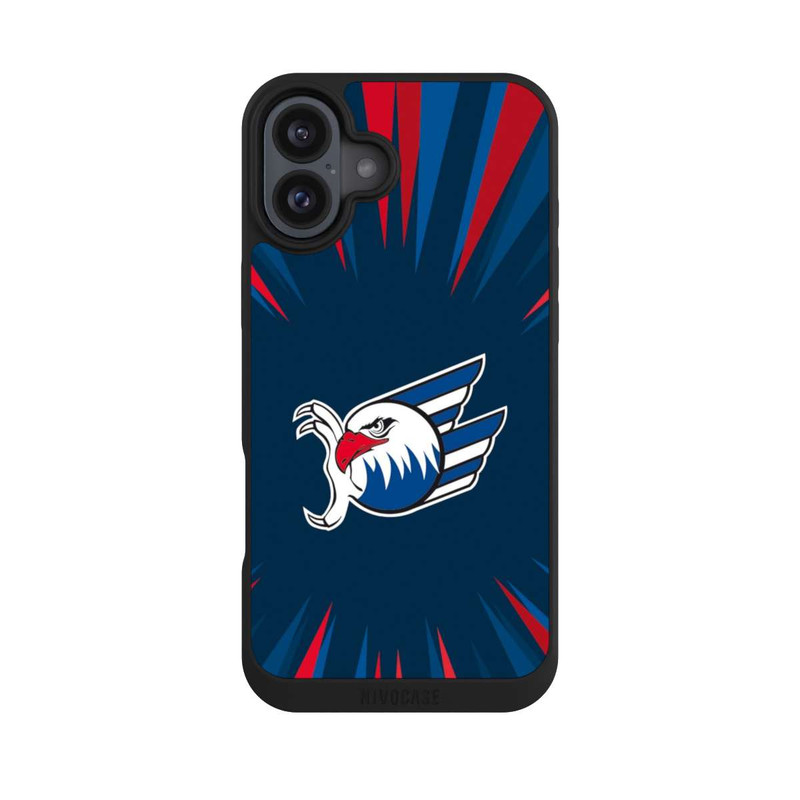 iPhone 16 Plus NIVOpure Adler Mannheim Strahlen Blau Rot