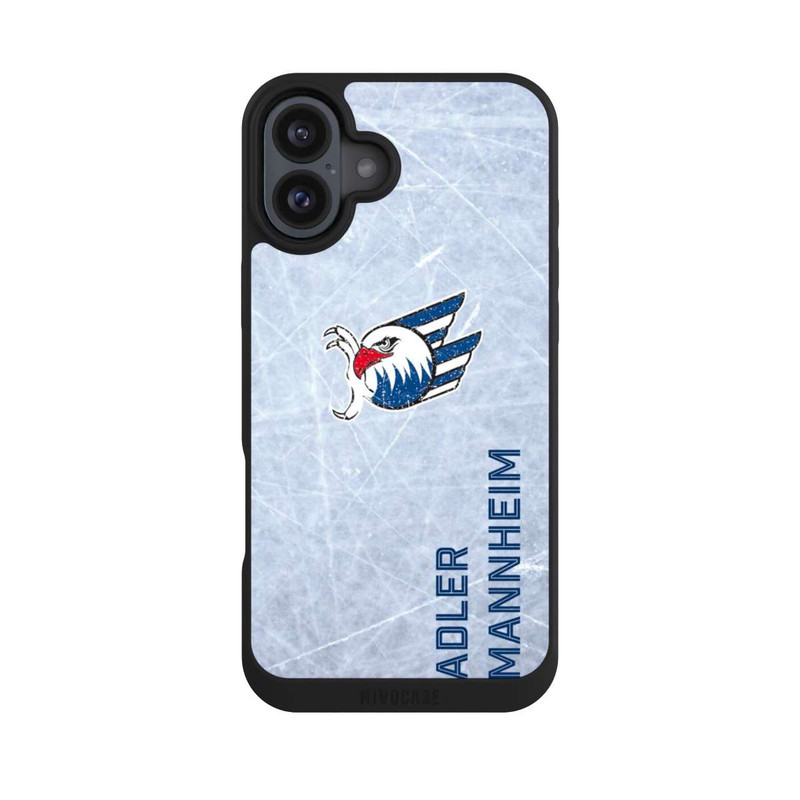 iPhone 16 Plus NIVOpure Adler Mannheim Eisfläche Logo