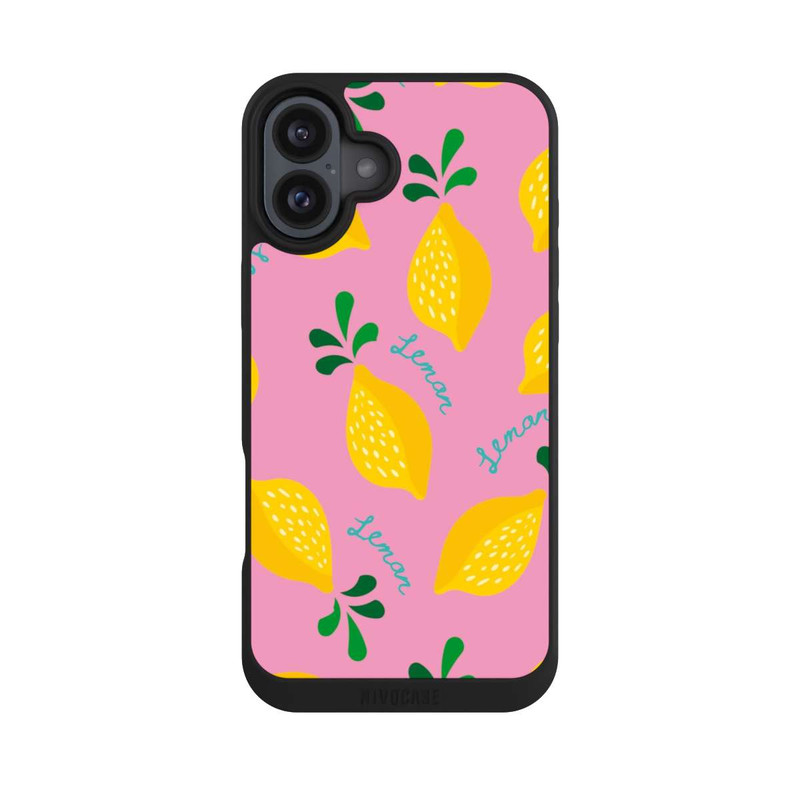 iPhone 16 Plus NIVOpure Dopamin Lemon Pattern