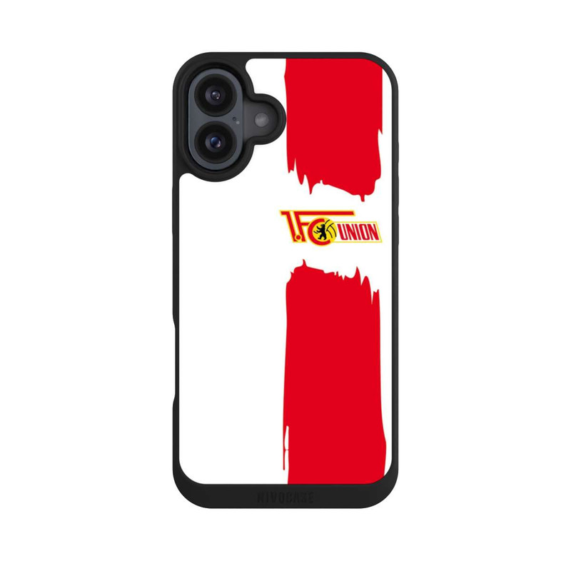 iPhone 16 Plus NIVOpure 1. FC Union Berlin Logo Streifen