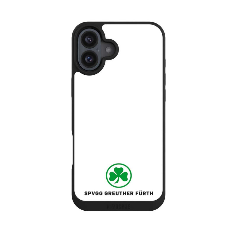 iPhone 16 Plus NIVOpure SPVGG GREUTHER FÜRTH Logo weiß