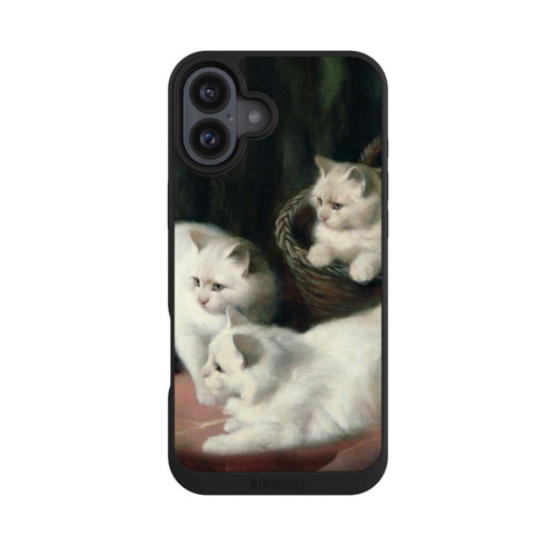 Apple iPhone 16 Plus NIVOpure Three White Angora Kittens