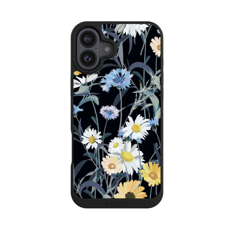 iPhone 16 Plus NIVOpure Wildflower Black