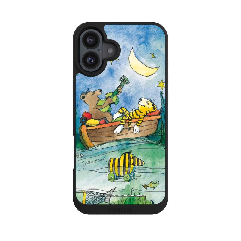 iPhone 16 Plus NIVOpure Bär und Tiger im Mondschein