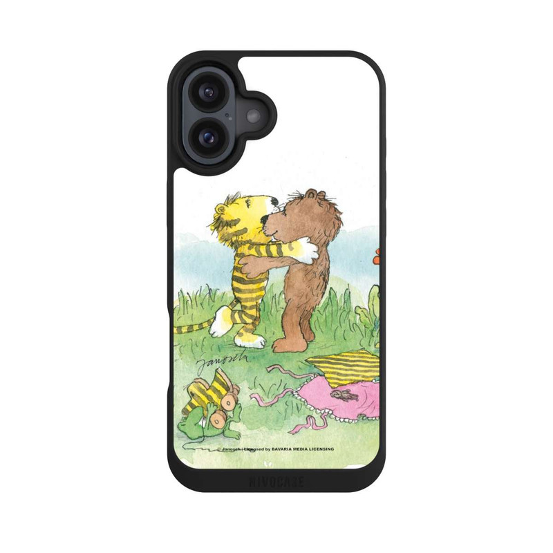 iPhone 16 Plus NIVOpure Bär und Tiger Umarmung