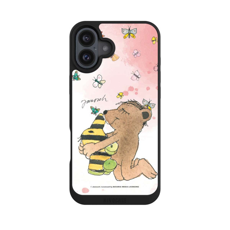 iPhone 16 Plus NIVOpure Bär und Tigerente Schmetterlinge