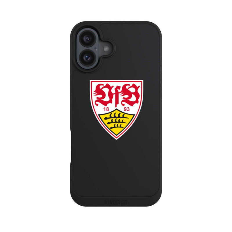 iPhone 16 Plus NIVOpure VfB Stuttgart Logo Transparent