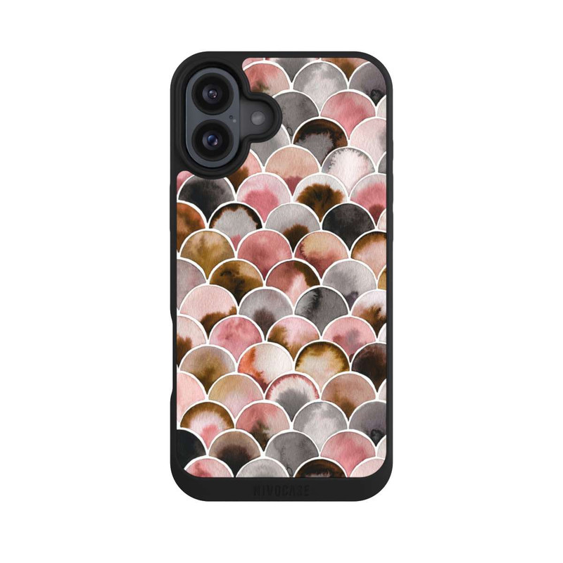 iPhone 16 Plus NIVOpure Japandi Scales Pink Brown