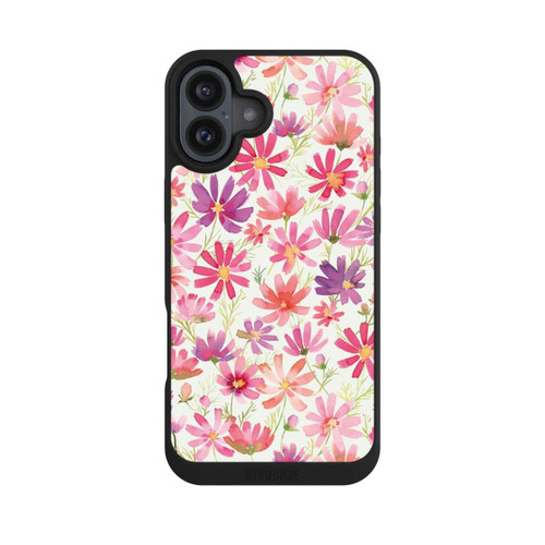 Apple iPhone 16 Plus NIVOpure Boho Cosmos Flowers Purple