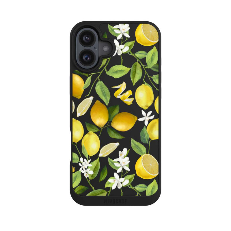 iPhone 16 Plus NIVOpure Lemon Summer Wallpaper Transparent
