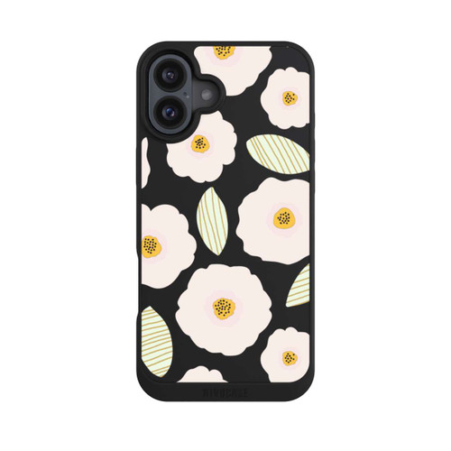 Apple iPhone 16 Plus NIVOpure Simple Pastell Flowers Light Transparent