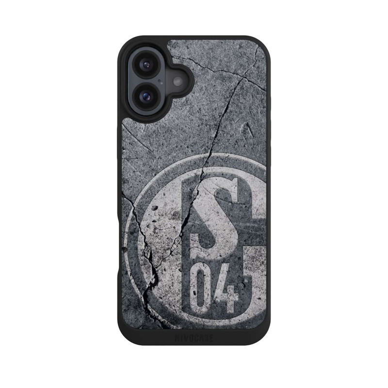 iPhone 16 Plus NIVOpure Schalke 04 Beton Look