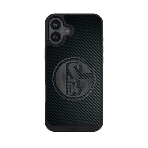 Apple iPhone 16 Plus NIVOpure Schalke 04 Carbon Look