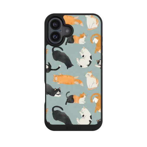Apple iPhone 16 Plus NIVOpure Cats Pattern