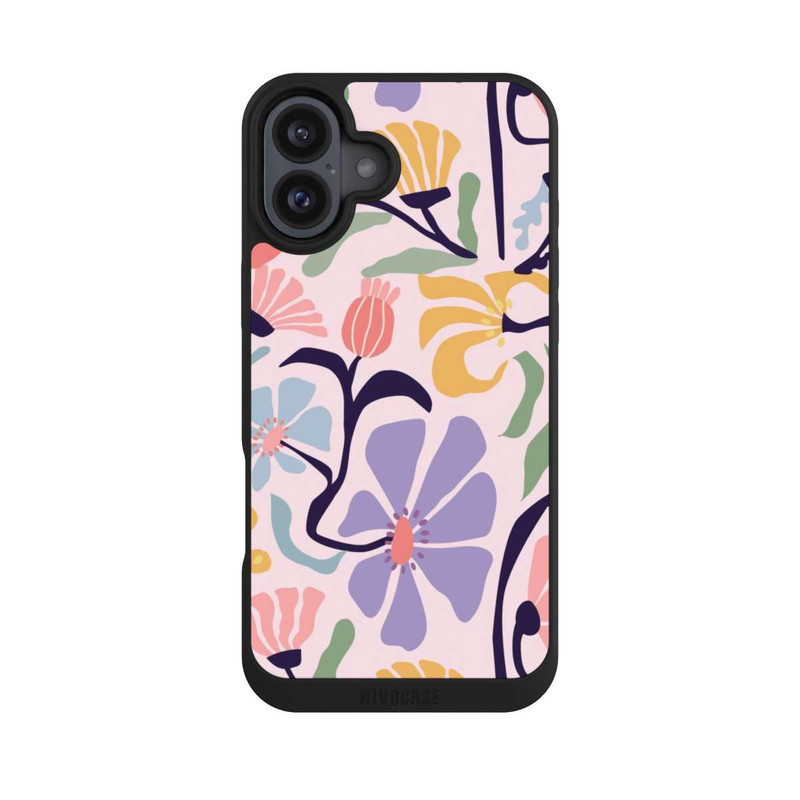 iPhone 16 Plus NIVOpure Flower Market Ibiza Pink