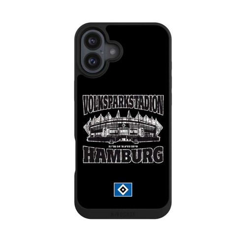 Apple iPhone 16 Plus NIVOpure HSV Volksparkstadion Schwarz