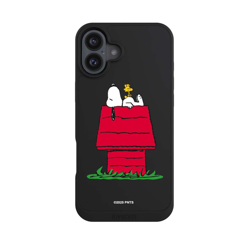 iPhone 16 Plus NIVOpure Snoopy and Woodstock Classic transparent