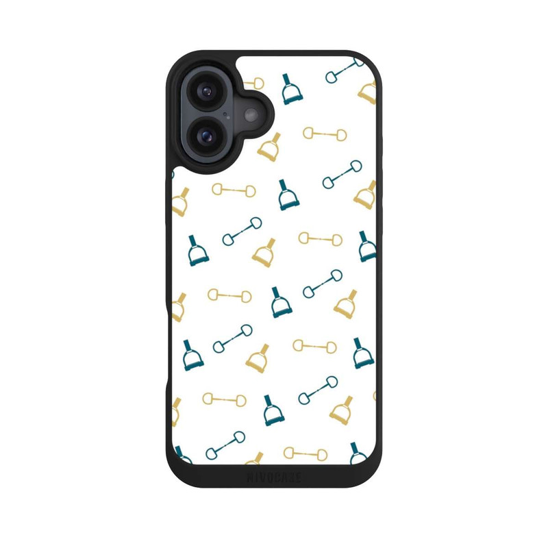 iPhone 16 Plus NIVOpure Muster Reitsport