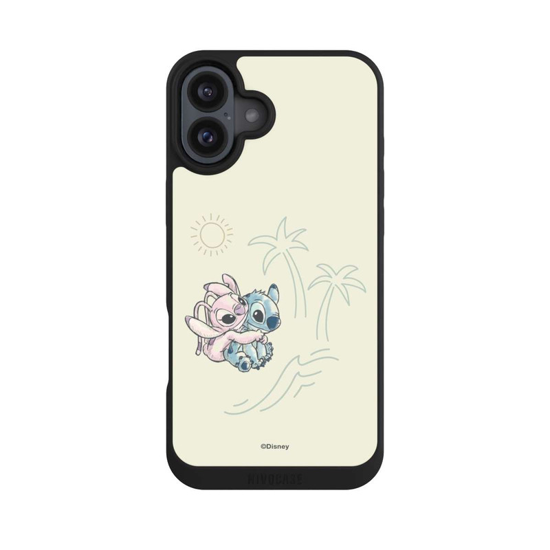 iPhone 16 Plus NIVOpure Stitch And Angel Beach Cuddles