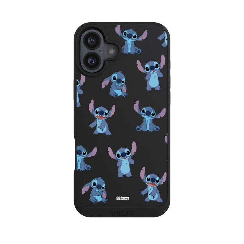 iPhone 16 Plus NIVOpure Stitch Faces Pattern Transparent