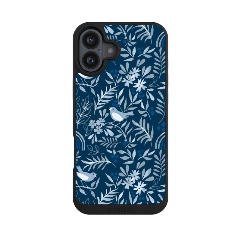 iPhone 16 Plus NIVOpure Classic Blue Pattern