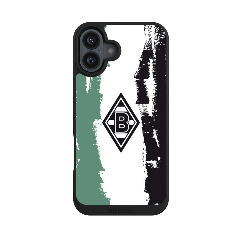 iPhone 16 Plus NIVOpure Borussia Logo Farbverlauf