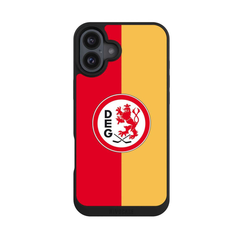 iPhone 16 Plus NIVOpure DEG Logo Gelb und Rot