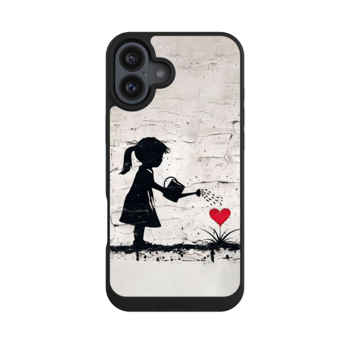 Apple iPhone 16 Plus NIVOpure Girl Watering Bunch of Flowers 