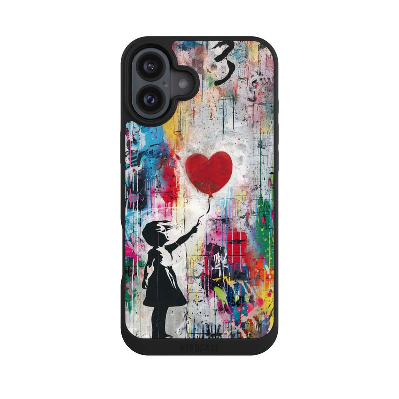 iPhone 16 Plus NIVOpure Balloon Girl Colorful