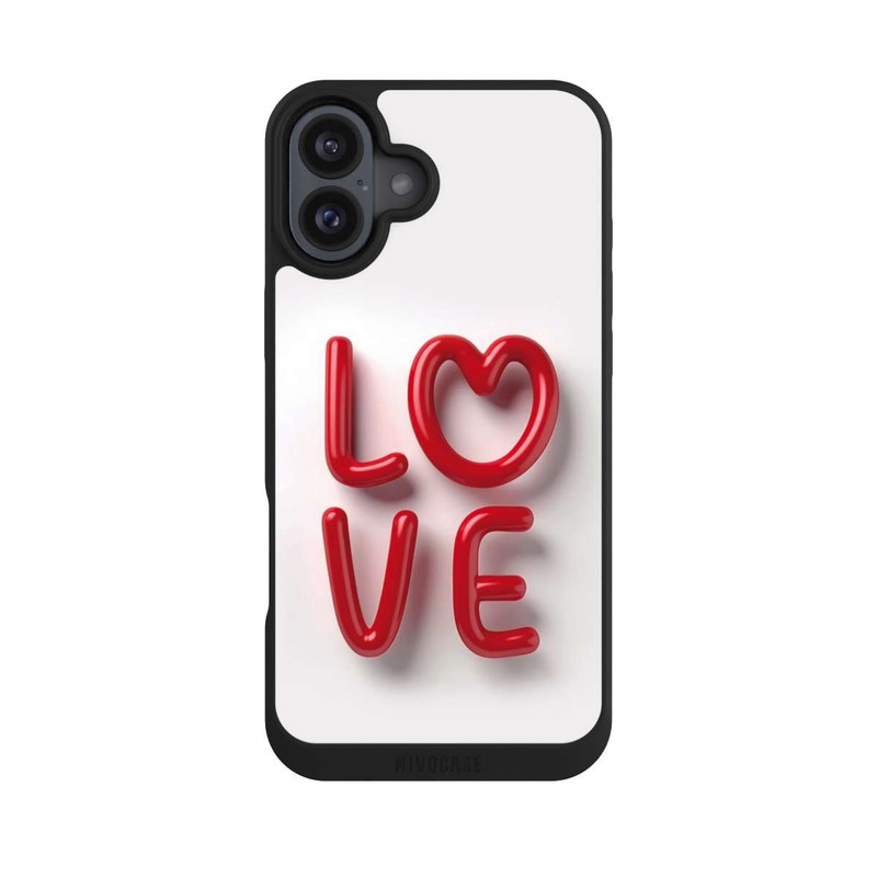 iPhone 16 Plus NIVOpure Love Statement Red with AI