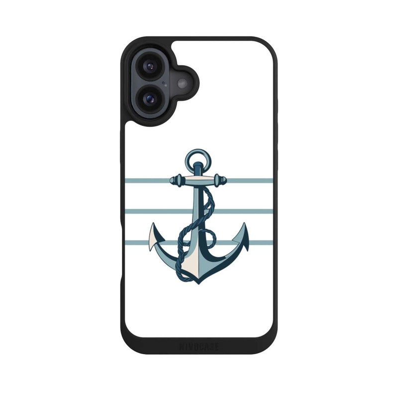 iPhone 16 Plus NIVOpure Anchor Line White with AI
