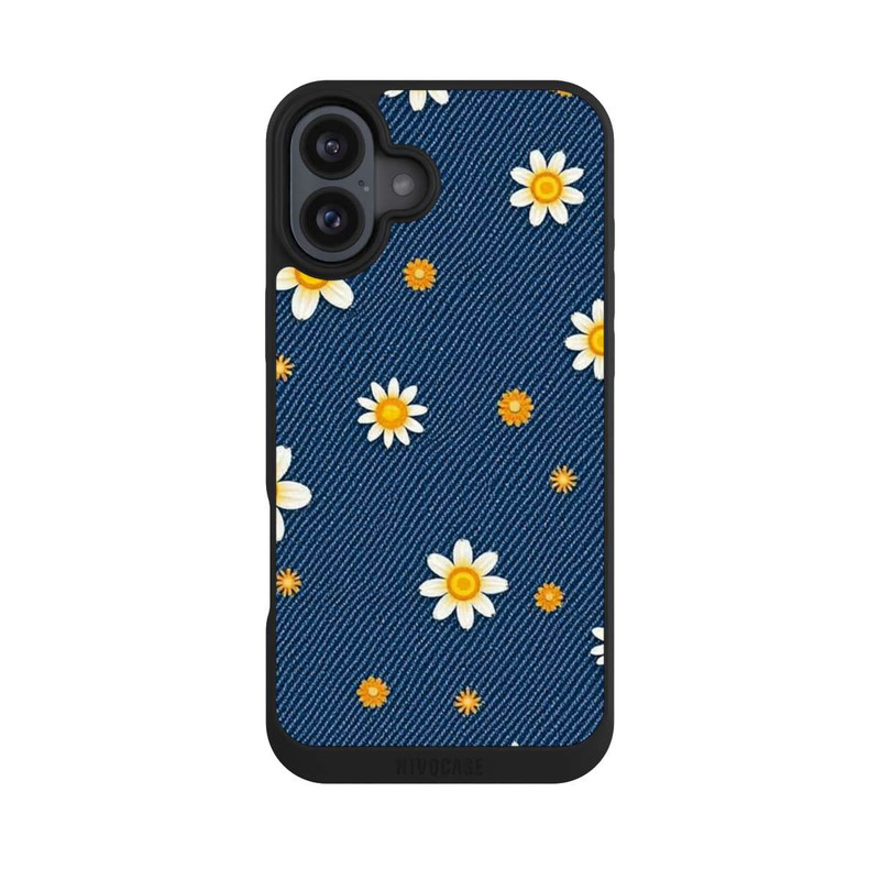 iPhone 16 Plus NIVOpure Jeans Flowers with AI