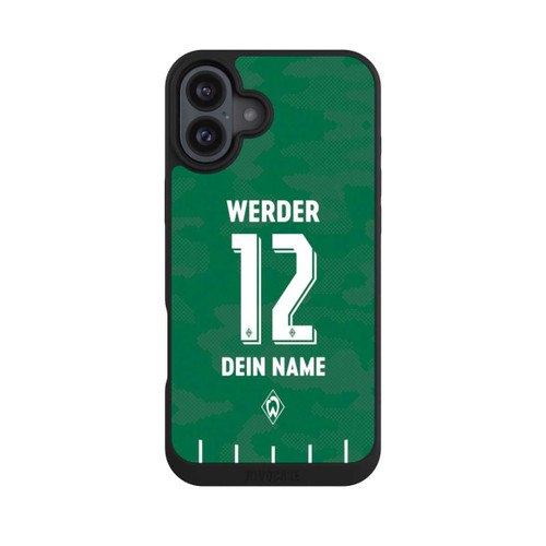 Apple iPhone 16 Plus NIVOpure Werder Bremen Trikot Personalisierbar 25-26
