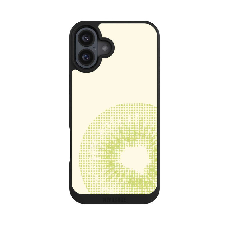 iPhone 16 Plus NIVOpure Kiwi Grid Pixel Art