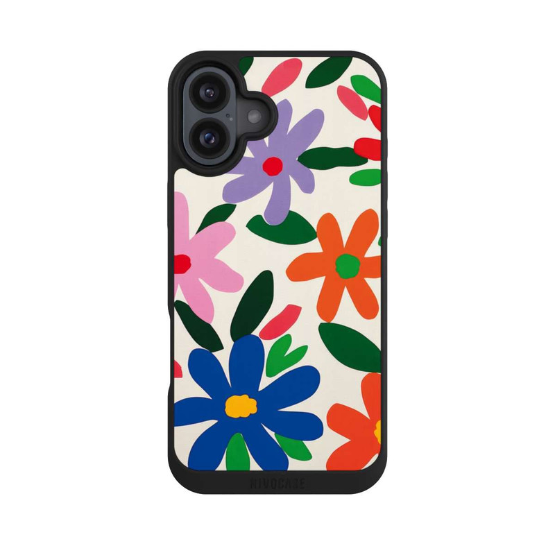 iPhone 16 Plus NIVOpure Sommerblüten Illustration
