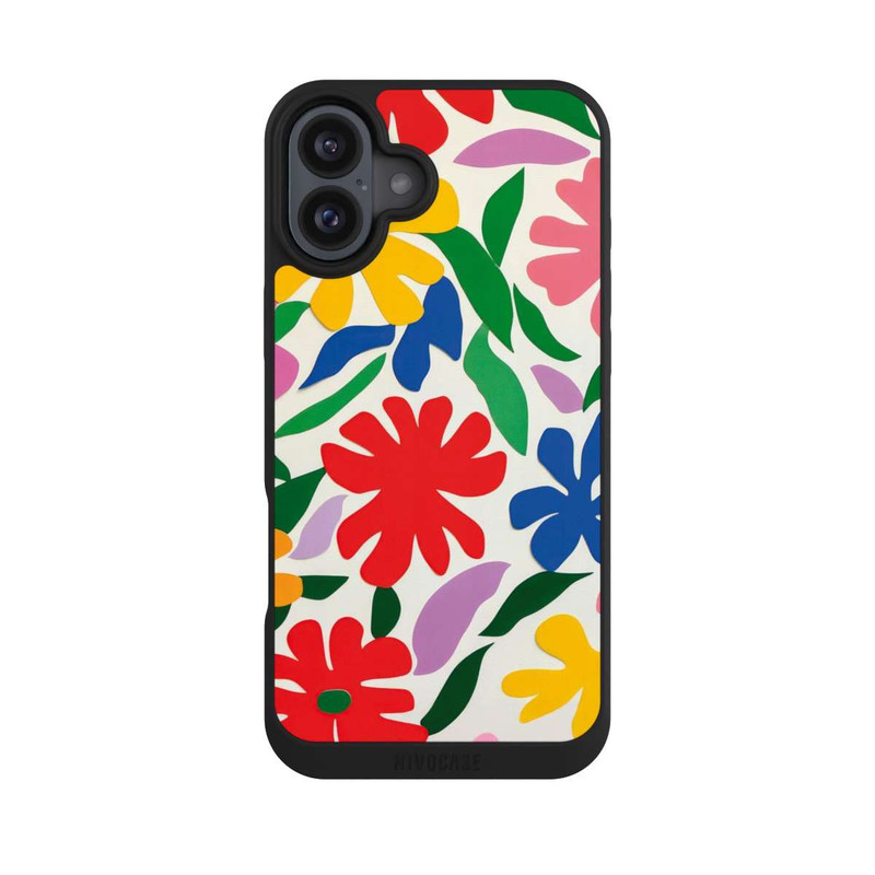 iPhone 16 Plus NIVOpure Blumenliebe Illustration