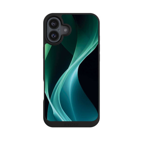Apple iPhone 16 Plus NIVOpure Green Modern Background