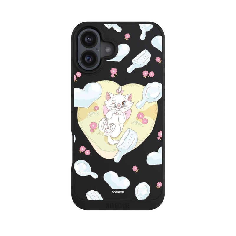 iPhone 16 Plus NIVOpure Aristocats Marie Herzen Gelb Transparent