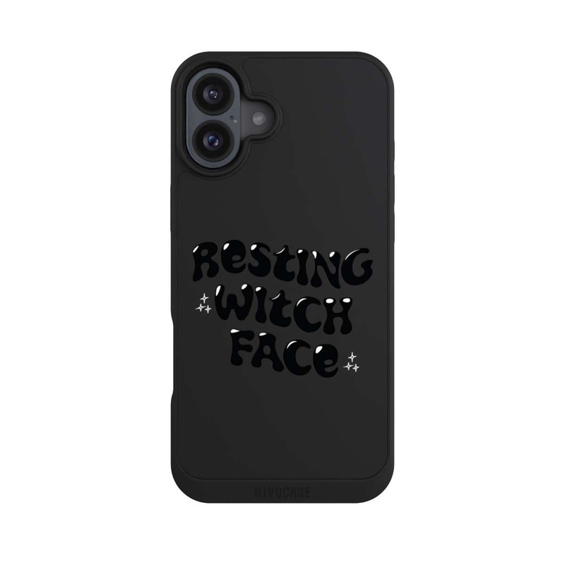 iPhone 16 Plus NIVOpure Resting Witch Face Transparent