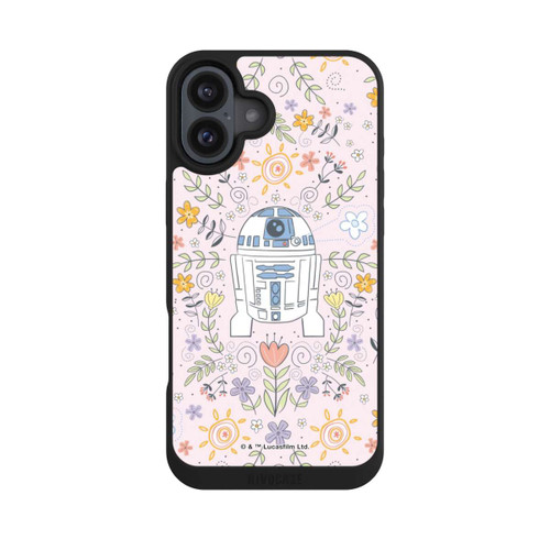 Apple iPhone 16 Plus NIVOpure R2D2 Blumen Muster