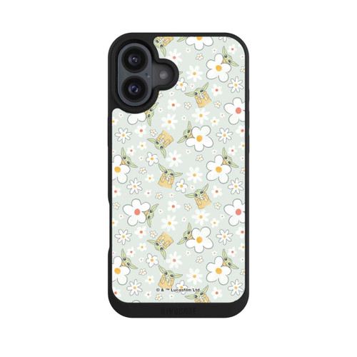 Apple iPhone 16 Plus NIVOpure Baby Yoda Blumen Muster