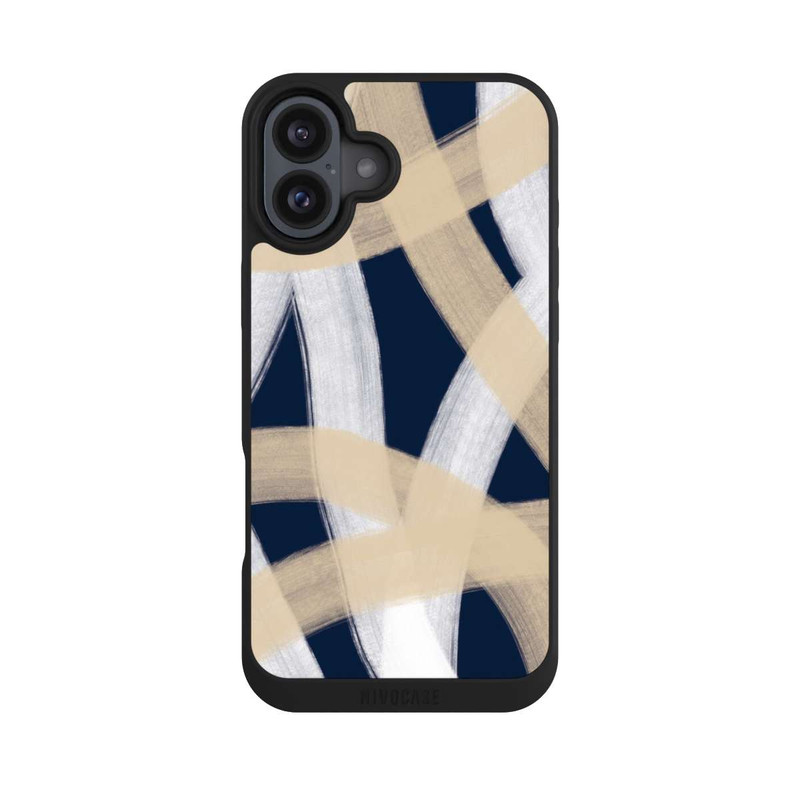 iPhone 16 Plus NIVOpure Laced Up Beije Blue