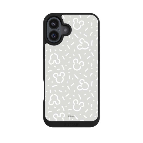 Apple iPhone 16 Plus NIVOpure Disney Mickey Icon Pattern Grey