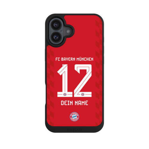 Apple iPhone 16 Plus NIVOpure FC Bayern München Trikot Personalisierbar 25-26