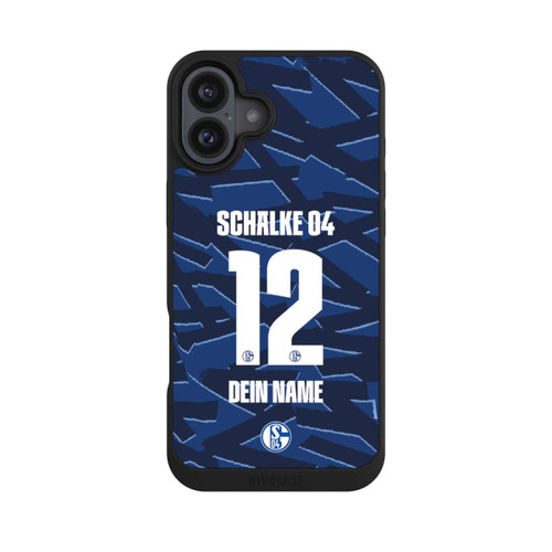 Apple iPhone 16 Plus NIVOpure Schalke 04 Trikot Personalisierbar 25-26