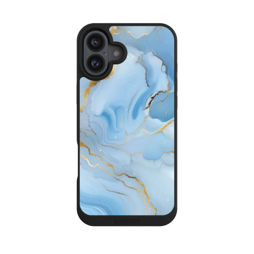 Apple iPhone 16 Plus NIVOpure Blue Marble Goldprint