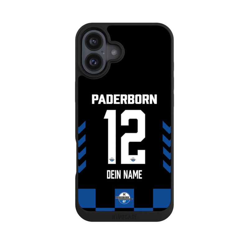 iPhone 16 Plus NIVOpure SC Paderborn Trikot Personalisierbar 25-26