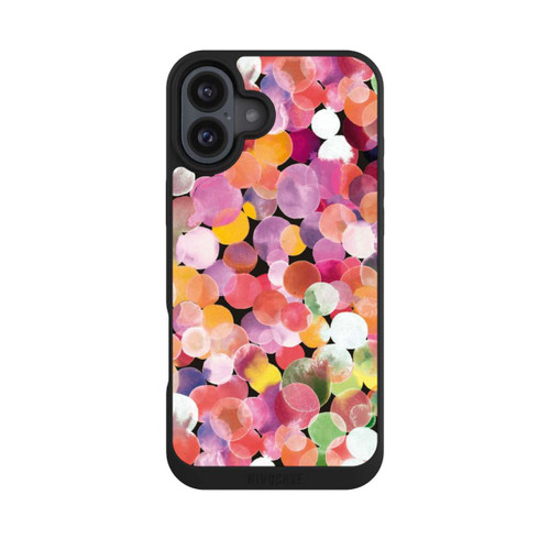 Apple iPhone 16 Plus NIVOpure Colorful Watercolor Dots