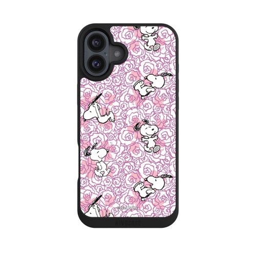 Apple iPhone 16 Plus NIVOpure Peanuts Pink Roses Pattern